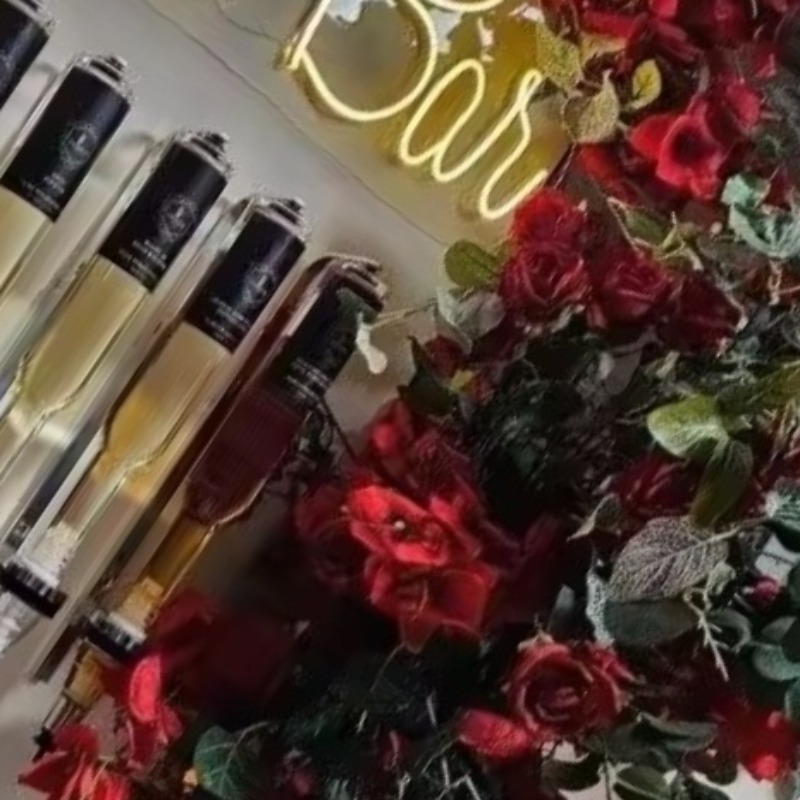 Perfume Fragrance Bar - حامل زجاجات عطر زجاجية للتعليق على