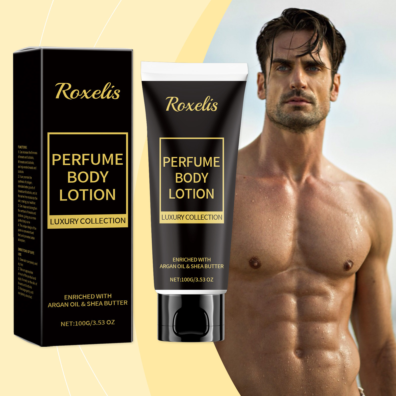 Perfume Fragrance Body Lotion - عطر رجالي جذاب، لوشن عطري طويل