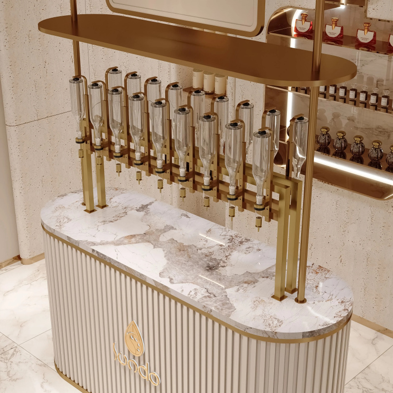 تصميم مخصص لخزانة عرض العطور ا - مراجعة Perfume Fragrance Bar وسعره