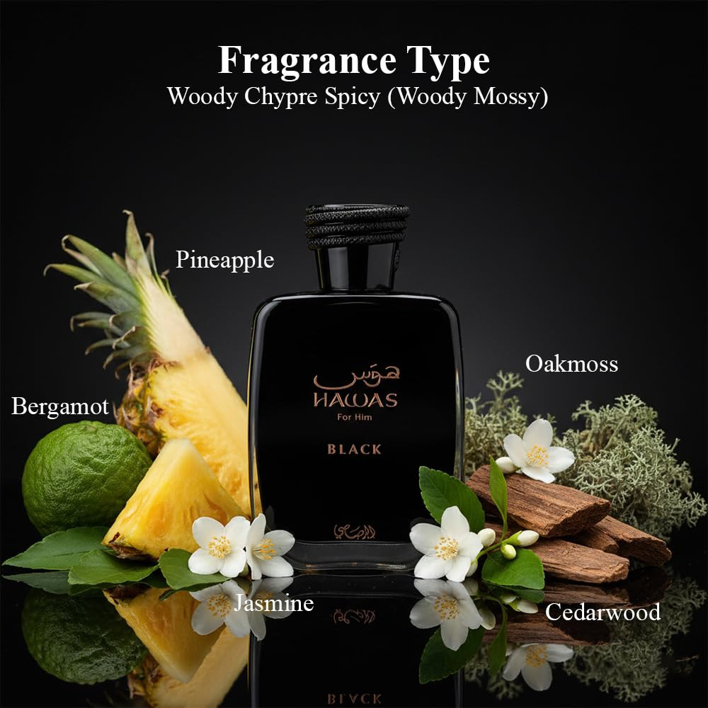 عطر هواس بلاك من راساسي للرجال - مراجعة Perfume Fragrance For Men وسعره