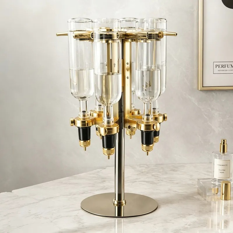 حامل عرض جديد لـ 6 زجاجات عطر  - مراجعة Perfume Fragrance Bar وسعره