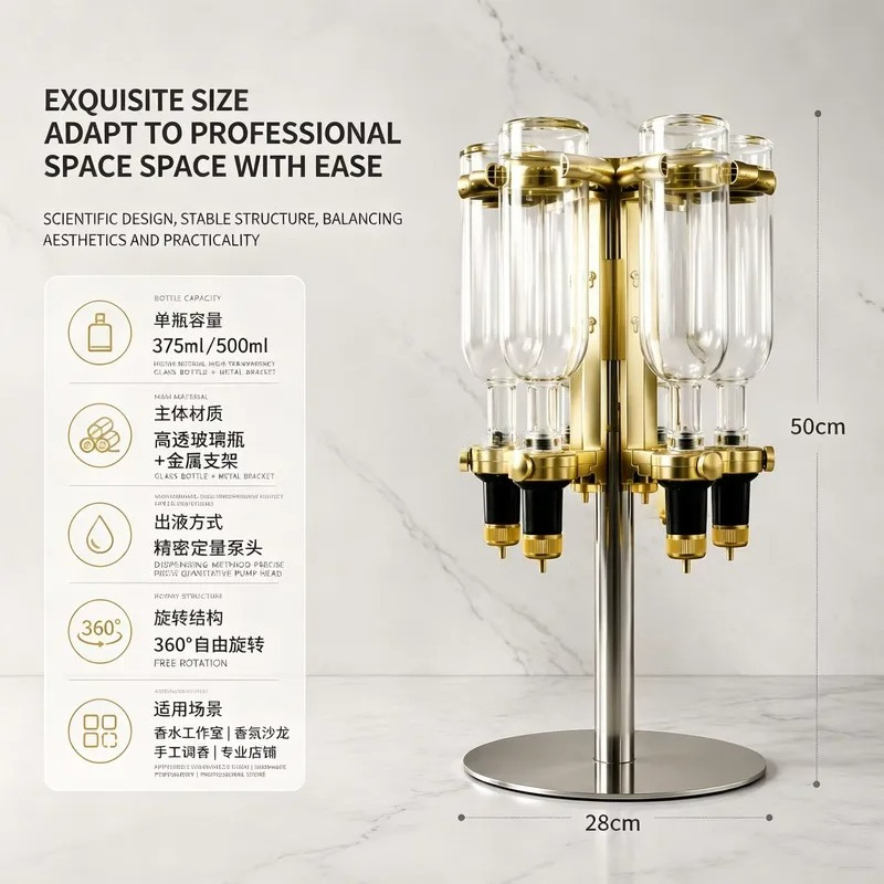 حامل عرض جديد لـ 6 زجاجات عطر  - مراجعة Perfume Fragrance Bar وسعره