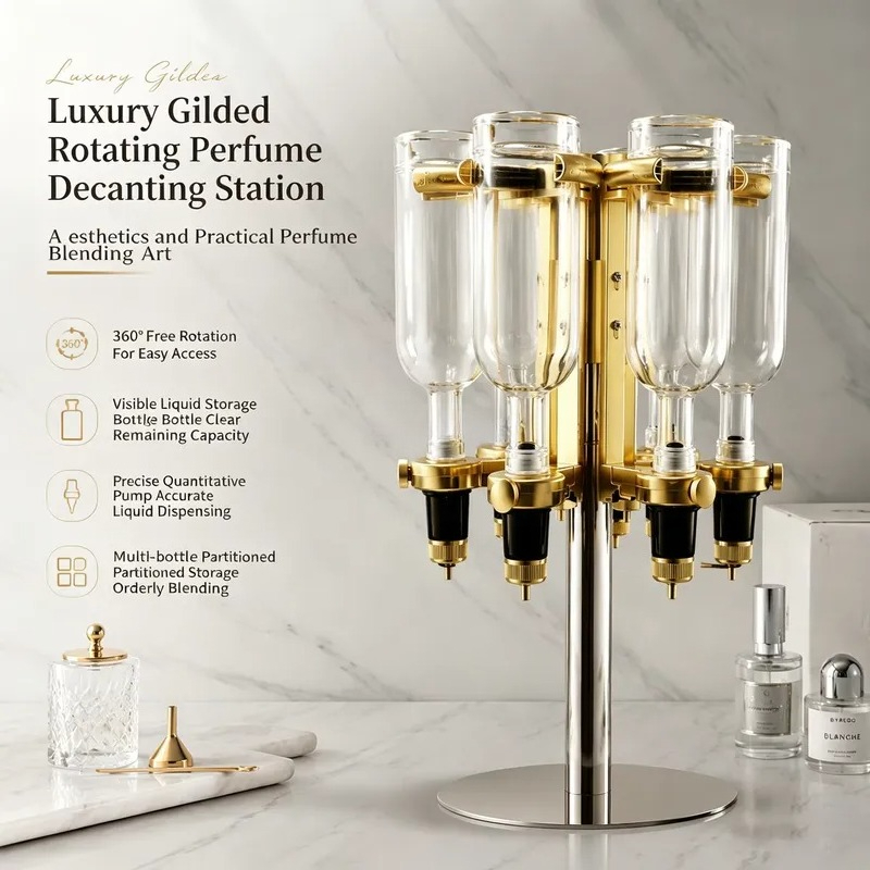 حامل عرض جديد لـ 6 زجاجات عطر  - مراجعة Perfume Fragrance Bar وسعره