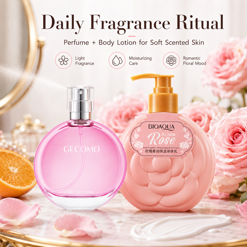 مجموعة عطور نسائية من جيكومو 5 - مراجعة Perfume Fragrance Body Lotion وسعره