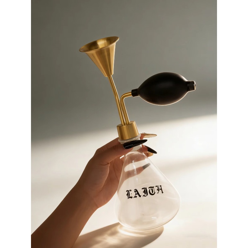زجاجة اختبار عطور زجاجية ذهبية - مراجعة Perfume Fragrance Bar وسعره