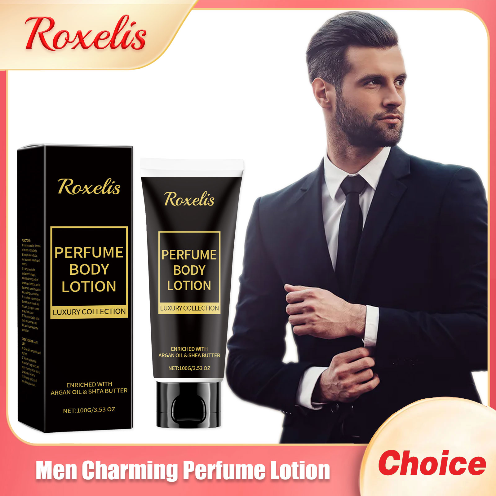 عطر رجالي جذاب، لوشن عطري طويل - مراجعة Perfume Fragrance Body Lotion وسعره